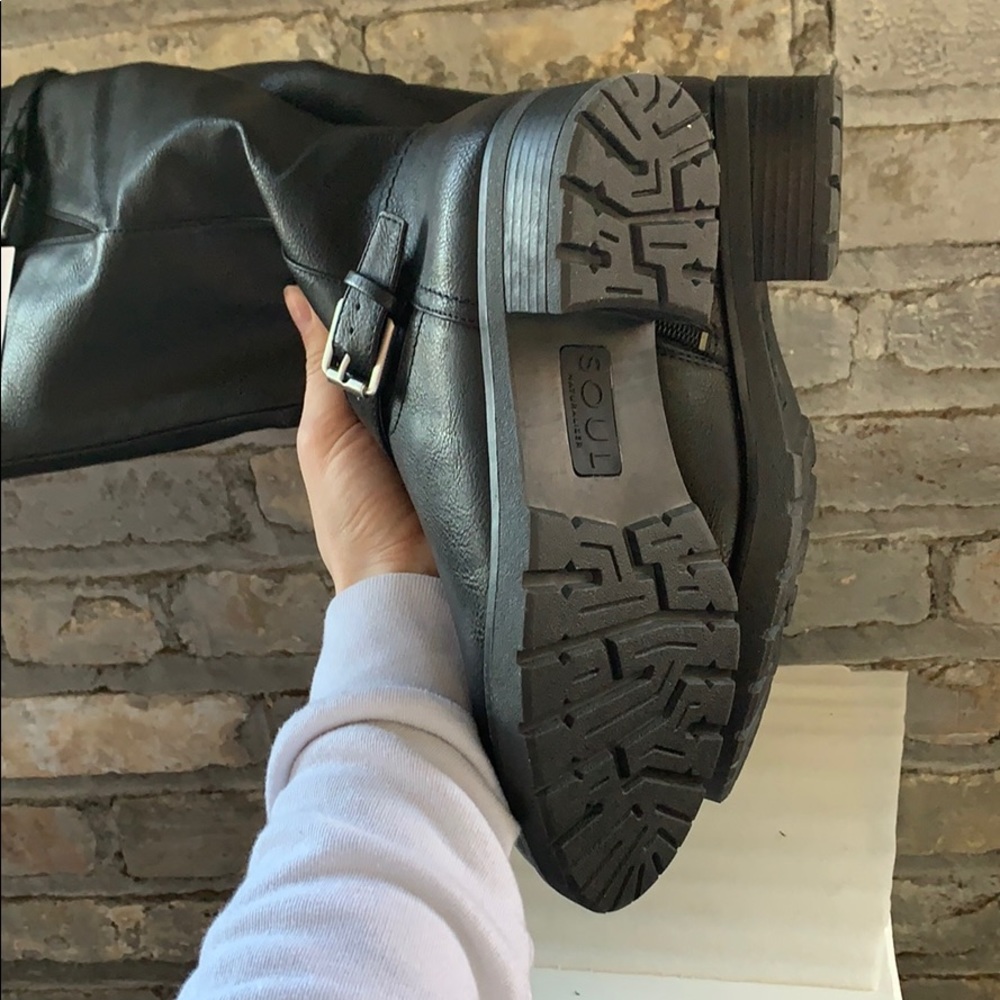 New Soul Naturalizer Tall Buckle Boot Black - Picture 6 of 8